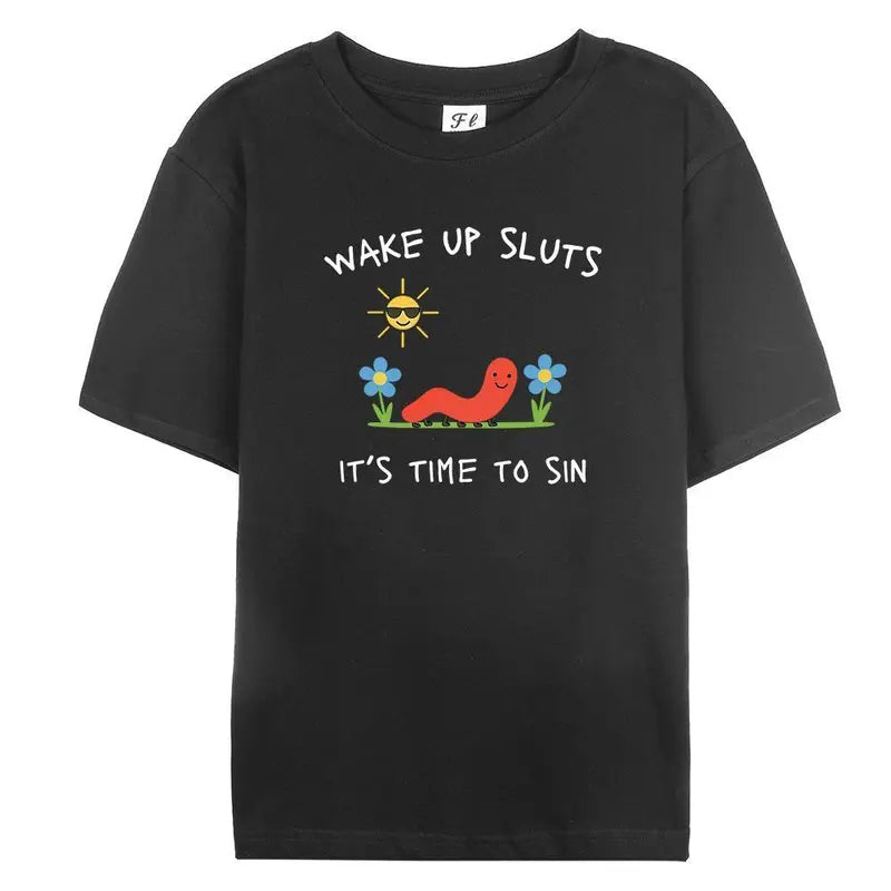 Wake Up Slts T-Shirt funny animal