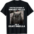 You Are Either a Smart Fella Or a Fart Smella" Slogan, Funny Meme Shirts